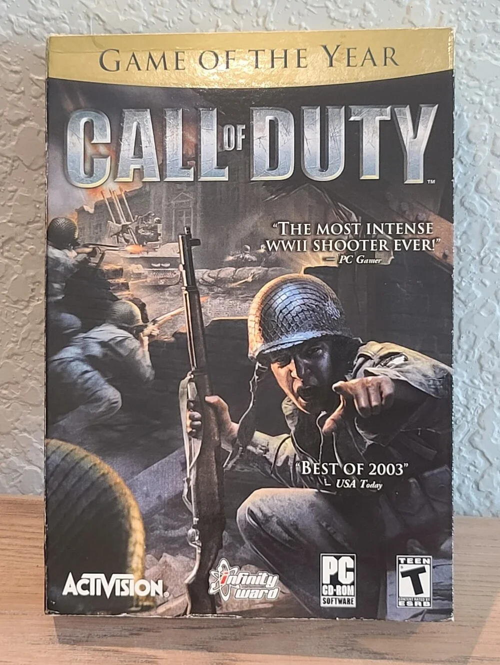 2003 Call of Duty PC CD-ROM Game of the Year Edition Activision - Complete